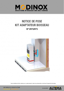 Kit adaptateur boisseau FLEXIBLE n°1 – PLA n°8 et n°9